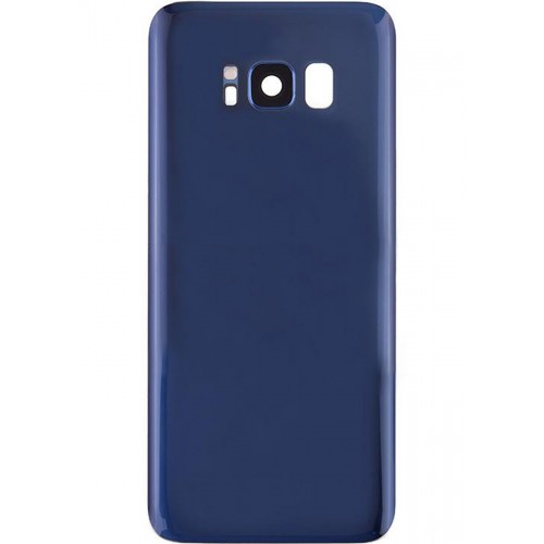 Galaxy S8 Back Glass Blue With Camera Lens